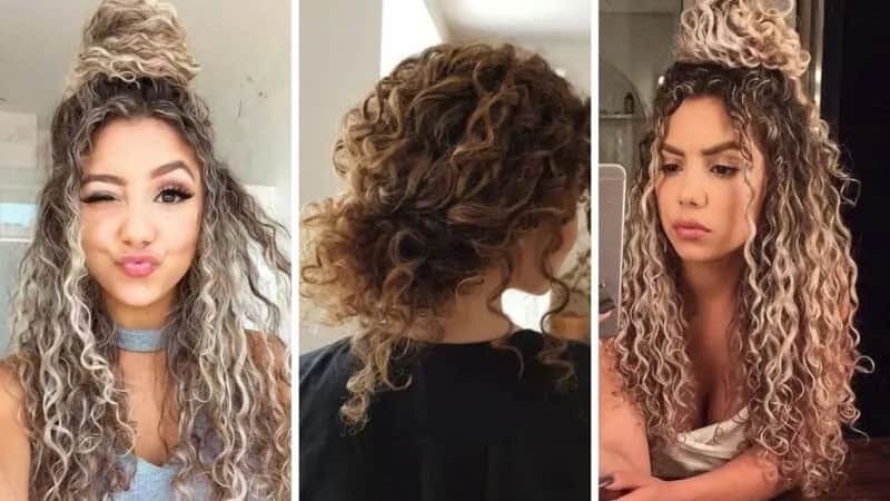 5 prostych fryzur z kręconych włosów na co dzień - stylizacja