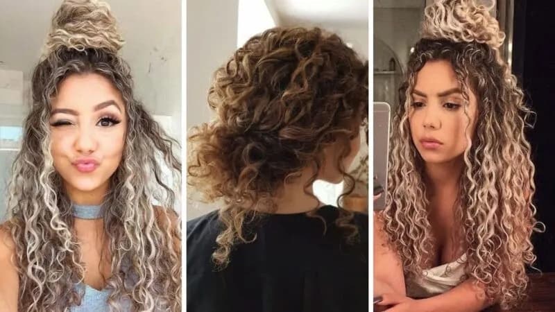 5 prostych fryzur z kręconych włosów na co dzień - stylizacja